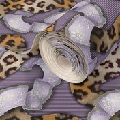 Leopards 'n' Lace - Meandering - Purple