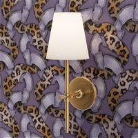 Leopards 'n' Lace - Meandering - Purple