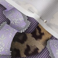 Leopards 'n' Lace - Meandering - Purple