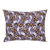 Leopards 'n' Lace - Meandering - Purple