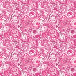 Marbelized Endpaper Pink