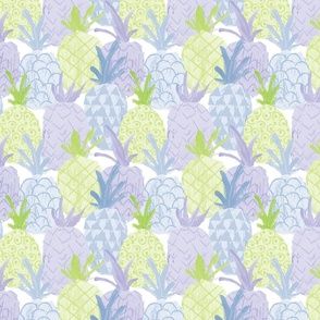 Painted Pineapple - Pastel - Reduced Size