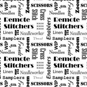 Remote Stitchers Word Cloud