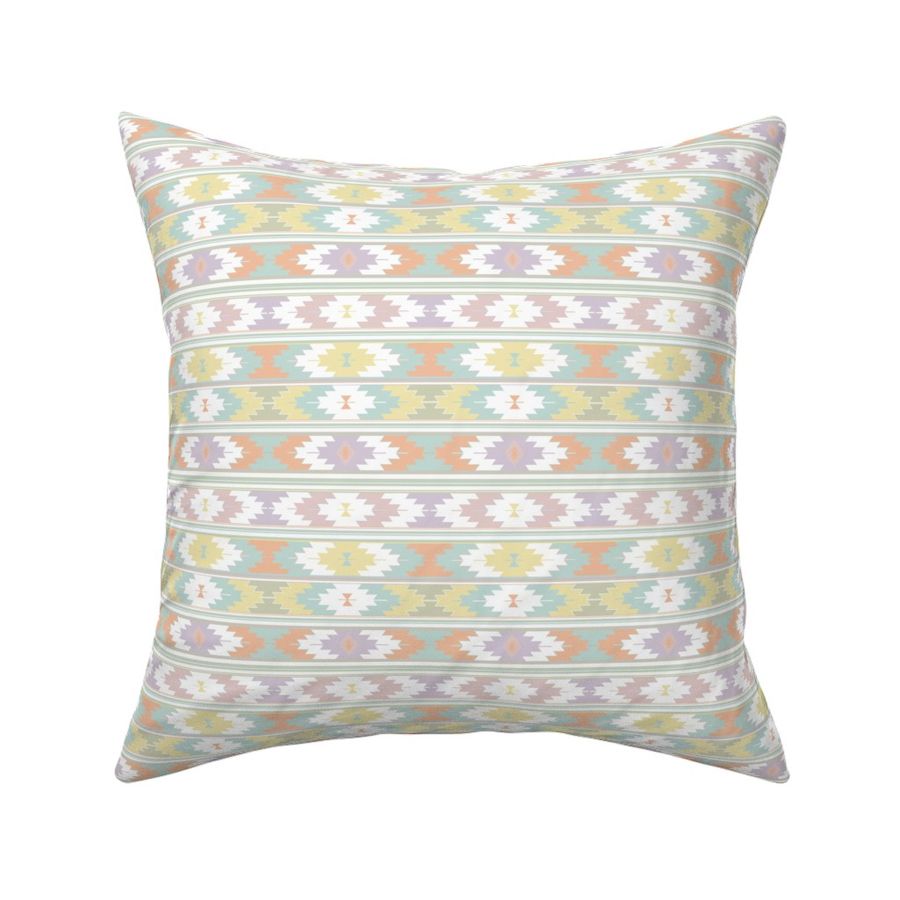 small kilim: pastel yellow, spring’s coral, aloe wash, opal blue, pastel pink, pastel purple