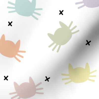 whisker cats: pastel yellow, spring’s coral, aloe wash, opal blue, pastel pink, pastel purple