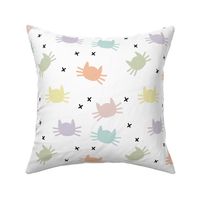 whisker cats: pastel yellow, spring’s coral, aloe wash, opal blue, pastel pink, pastel purple