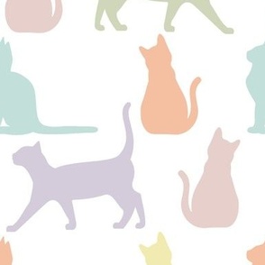cats: pastel yellow, spring’s coral, aloe wash, opal blue, pastel pink, pastel purple