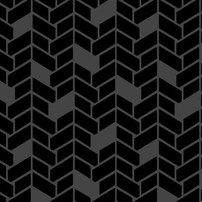 Angled Bricks Black