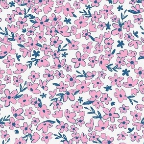 wild ditsy floral pink
