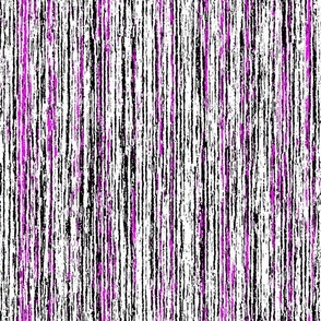 Natural Texture Stripes Black and White and Magenta Pink Black 000000 White FFFFFF and Bold Fuchsia Magenta Pink FF00FF Bold Modern Abstract Geometric Reverse