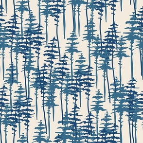 Blue trees