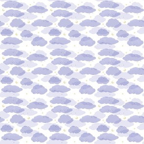 Night Owls clouds coordinate periwinkle small