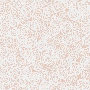 Lace Rose Pattern in Pink