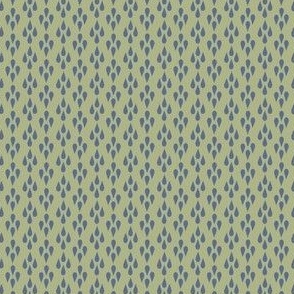 S - Gentle Rain in Navy Blue and Green