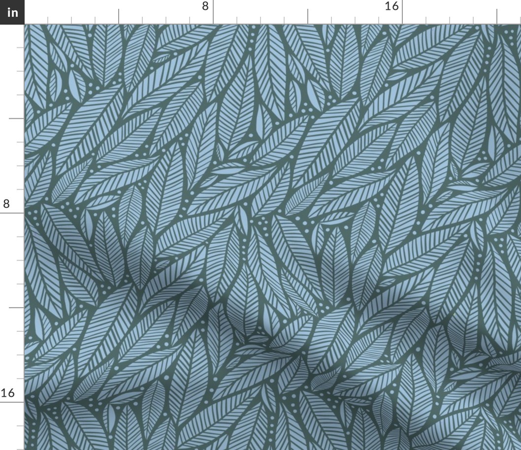 Bed of Leaves: Blue