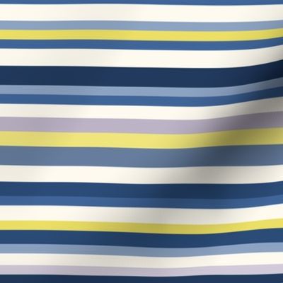 Bayadere Stripes, Blue