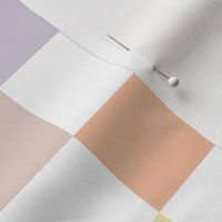 checkerboard: pastel yellow, spring’s coral, aloe wash, opal blue, pastel pink, pastel purple