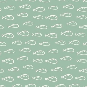 Fish Tropical_pale green_small