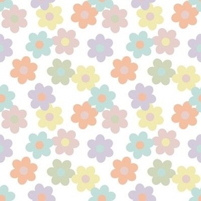 small daisy daisy: pastel yellow, spring’s coral, aloe wash, opal blue, pastel pink, pastel purple