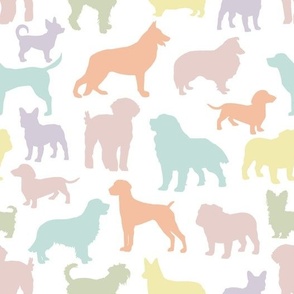 dogs: pastel yellow, spring’s coral, aloe wash, opal blue, pastel pink, pastel purple