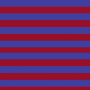 NAUTICAL BLUE AND RED BOLD STRIPES