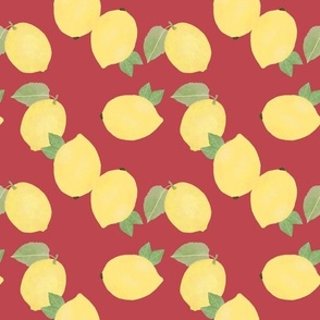 Lemon on cherry