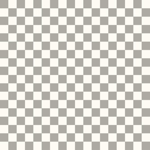 small greige checkerboard