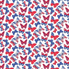Patriotic Butterflies Small Scale