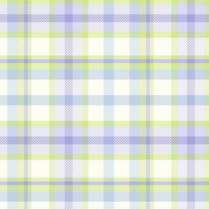 Honeydew Lilac Plaid Larger