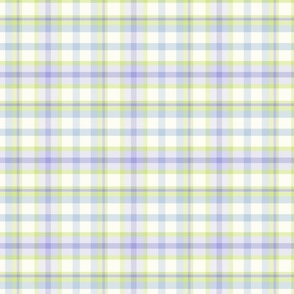 Honeydew Lilac Plaid Small