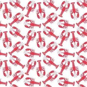 tiny red lobsters