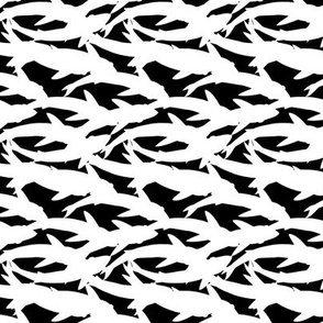 Simple Shark Shadows Continuous inverted