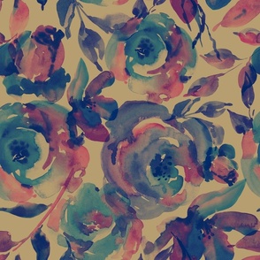 Abstract roses