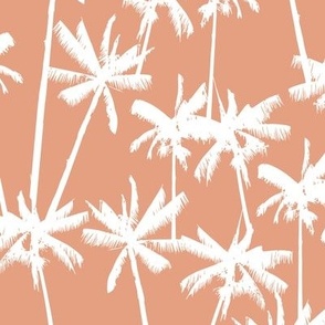 LARGE Pastel Summer - Tropical Palms - Summer tan