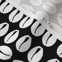 cowries bw