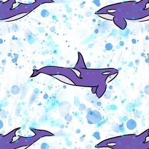 tie dye orcas