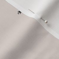 Swallows in the sky - flying birds boho minimalist Scandinavian style design baby nursery black on ivory sand