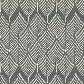 tree_feather_scallop_charcoal_ivory