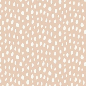 Spotty_cream on beige_medium