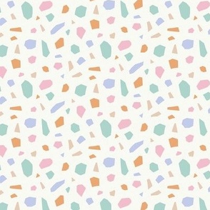 Terrazzo_pink purple mint orange on cream_medium