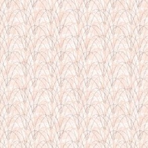 Textured Arch Grid Curves Casual Fun Neutral Interior Summer Monochromatic Circles Pink Blender Pastel Baby Blush Shell Pink EFDACE Fresh Modern Abstract Geometric