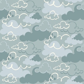 Clouds - Blue