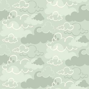 Clouds - Teal