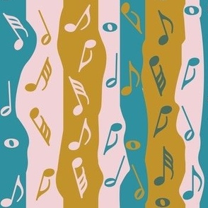 Larger Music Notes Stripes Petal Solids ORIG