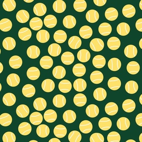 Tennis Balls on green