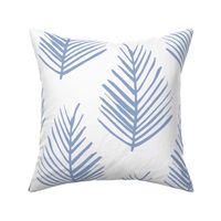 Feather Leaf - bigger - Serenity Blue