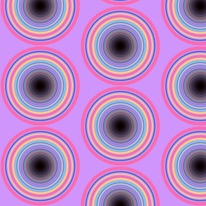 Rings - Pink Kaleidoscope F 