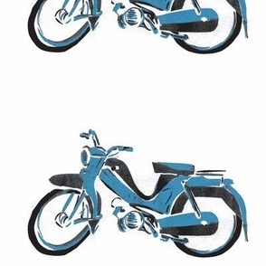 handprinted_retro_moped_scooter_bike_blue