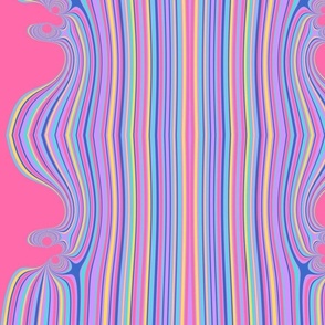 Stripes - Pink Kaleidoscope G