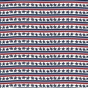 Small // 4th of July Hand-drawn Stars and Stripes 